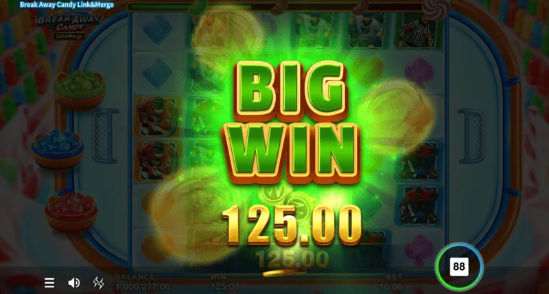 Break Away Candy - fitimi i jackpot-it Grand x5000 nga basti